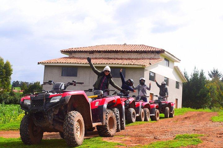 Zip Line + ATVs with Sacred Valley views small groups