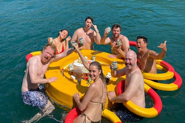 ニャチャン海アドベンチャー、アイランドホッピング、シュノーケリング、ランチBBQ