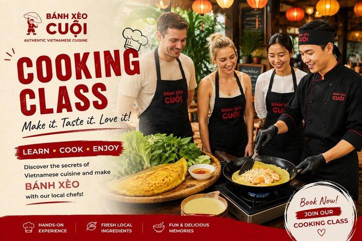 ベトナムバインセオ料理教室w.t伝統的なレシピ-プライベート