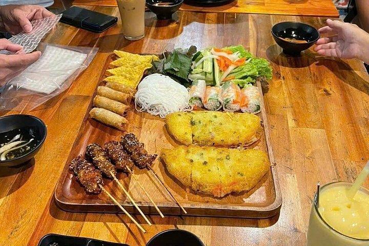 ベトナムバインセオ料理教室w.t伝統的なレシピ-プライベート
