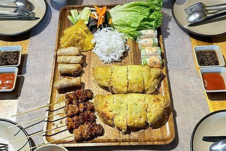 ベトナムバインセオ料理教室w.t伝統的なレシピ-プライベート