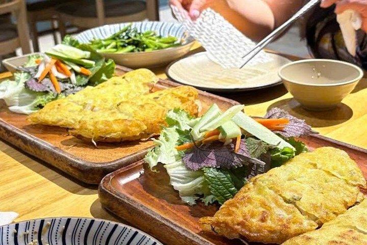 ベトナムバインセオ料理教室w.t伝統的なレシピ-プライベート