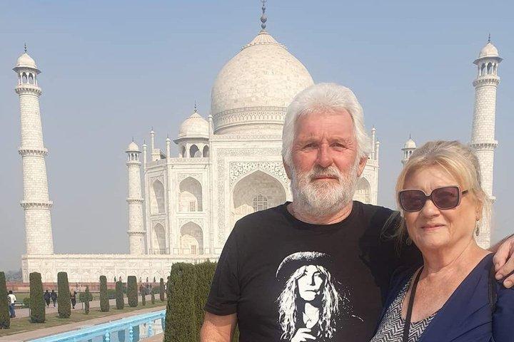 Privat Taj Mahal Sunrise Tour med inträdesbiljetter