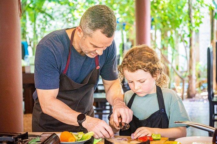 Clase de cocina jemer en la casa de un local en Krong Siem Reap