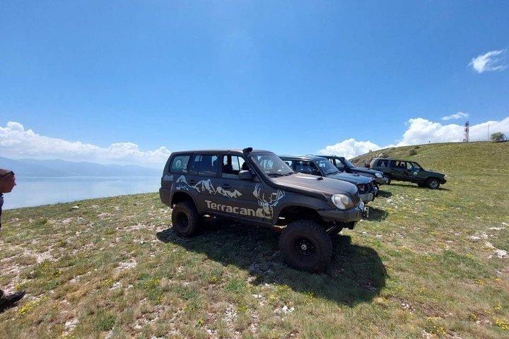 Safari en jeep avec barbecue sur le parc national de Galičica, Macédoine du Nord