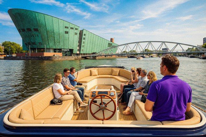 Amsterdam Canal Cruise : Open boot en optionele onbeperkte cocktail