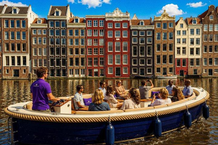 Amsterdam Canal Cruise : Open boot en optionele onbeperkte cocktail