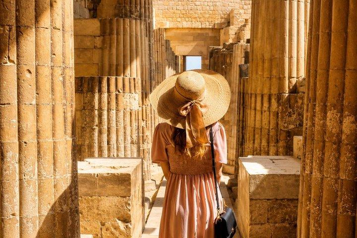 Ultimat VIP All-Inclusive Giza, Saqqara och Memphis Tour + Camel