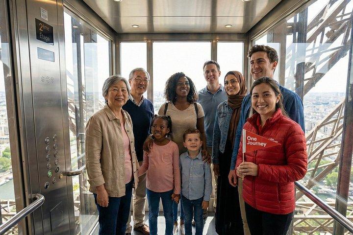 Eiffel Tower Elevator Tour with Interactive Guide+Optional Summit