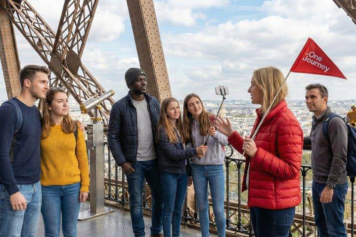 Tour in ascensore della Torre Eiffel con guida interattiva + cima opzionale