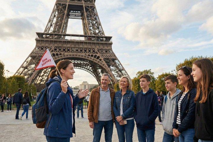 Tour in ascensore della Torre Eiffel con guida interattiva + cima opzionale