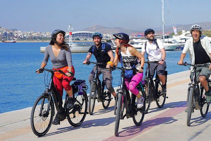 Privat Athen elektrisk cykeltur