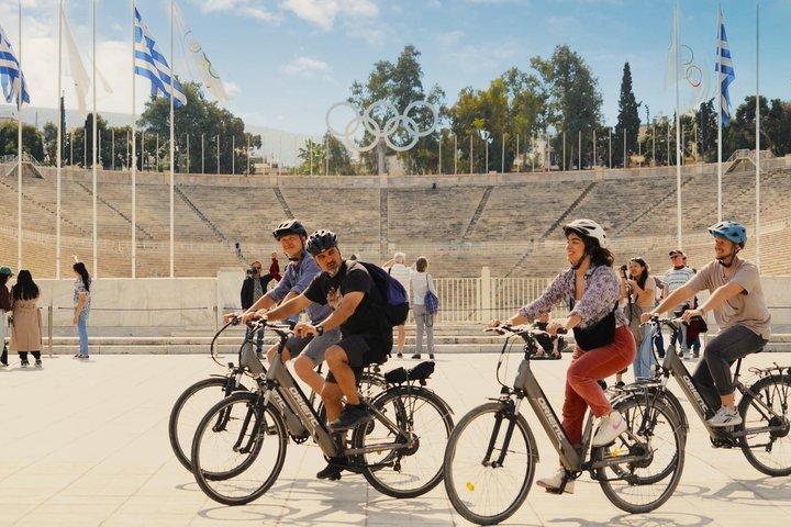 Privat Athen elektrisk cykeltur