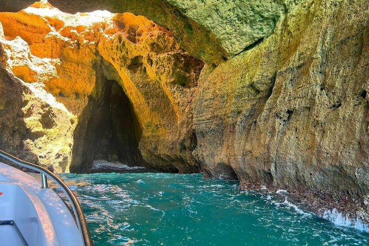 Paseo fotográfico Benagil Boat & Algar Seco Cliffside con traslado