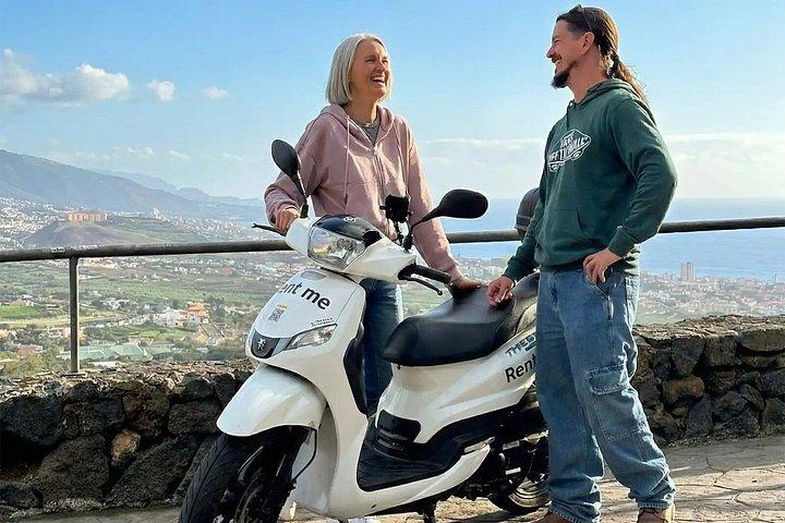 プエルト・デ・ラ・クルス: テネリフェ島で125ccの2人乗りスクーターをレンタル