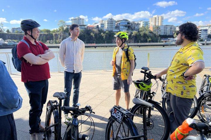 Brisbane Guided E-Bike Tour (Small Group, Bluetooth-Equipped)