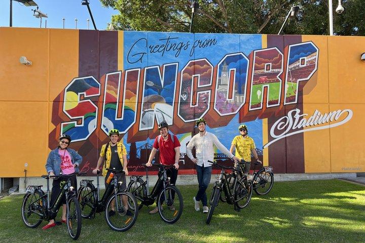 Brisbane Guided E-Bike Tour (Small Group, Bluetooth-Equipped)