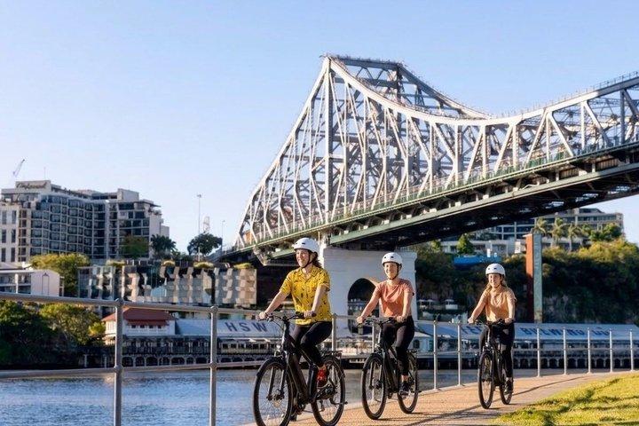 Brisbane Guided E-Bike Tour (Small Group, Bluetooth-Equipped)