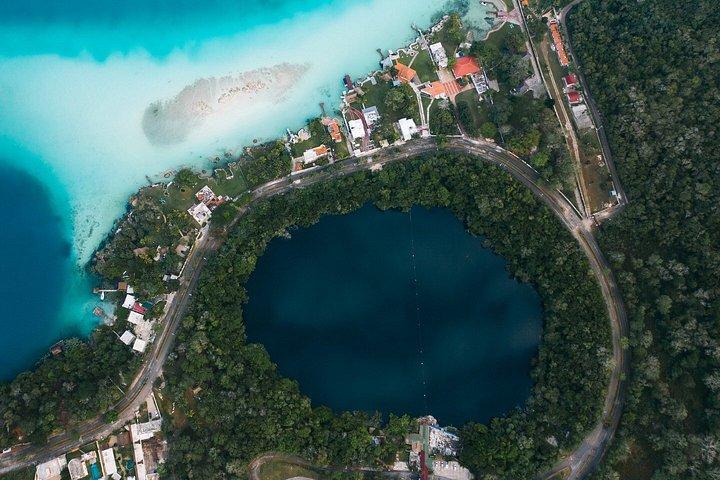 Bacalar and Cenote Azul Experience from Costa Maya
