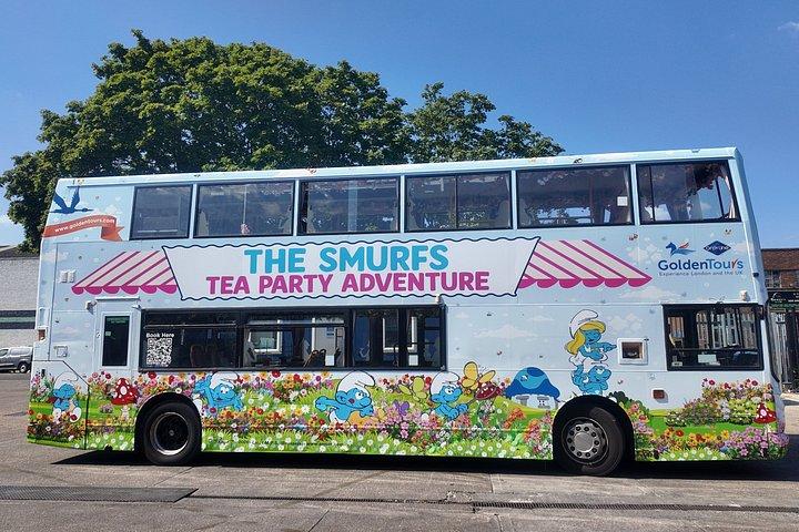 ロンドン：スマーフス・アフタヌーンティー・バスツアー・パーティー・アドベンチャー