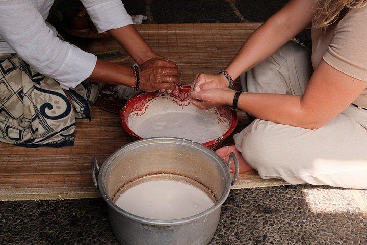 Coconut Oil Making with Canang Sari class n blessing ritual