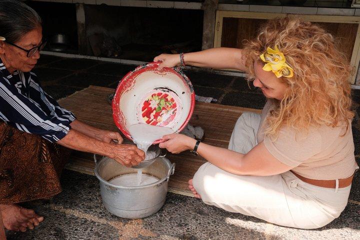 Coconut Oil Making with Canang Sari class n blessing ritual