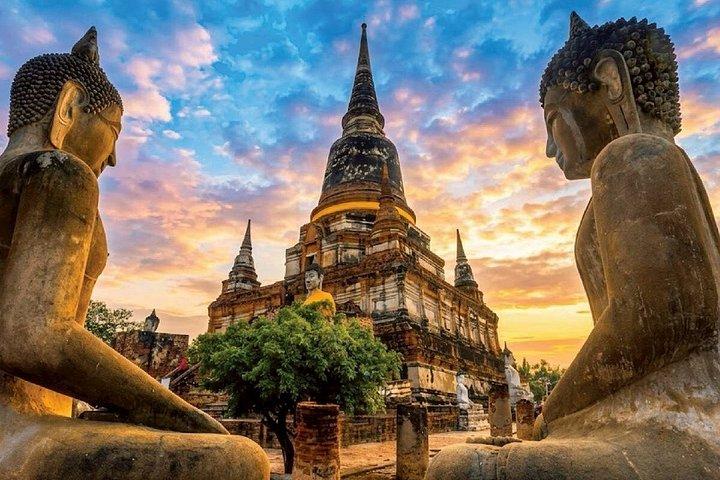 Ayutthaya Privat guidet dagstur, 4 gamle templer