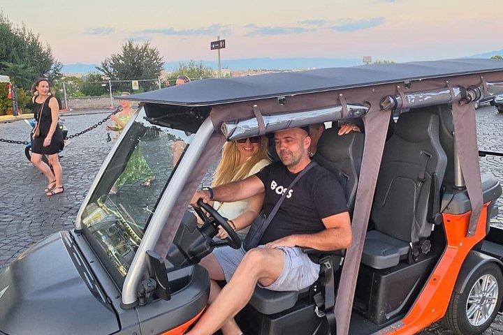 Rome Golf Cart Tour with Drink