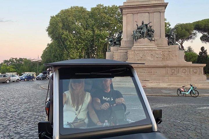 Rome Golf Cart Tour with Drink