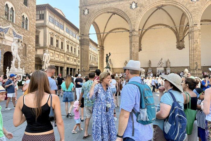 Uffizi & Accademia Timed Entry: Lille gruppe Duomo vandretur