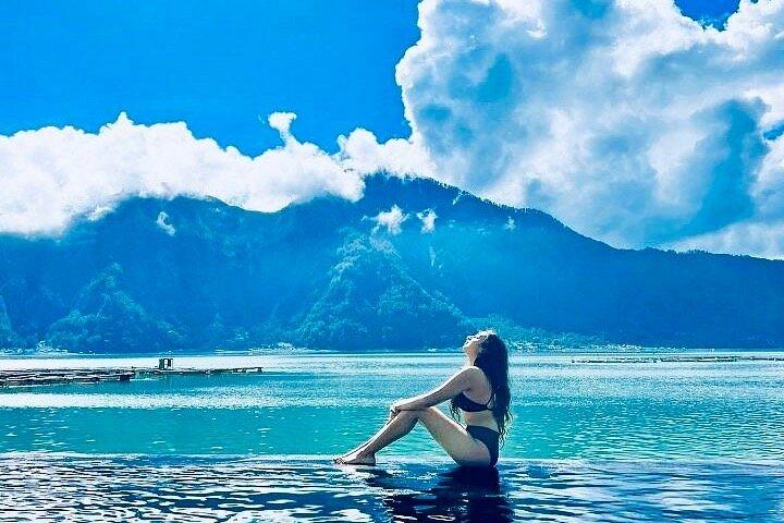 キンタマーニ山バトゥール・ジープツアーと天然温泉