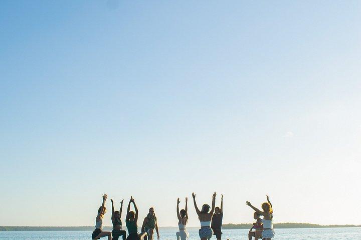 Bacalar Sunrise SUP Yoga Connect with Nature
