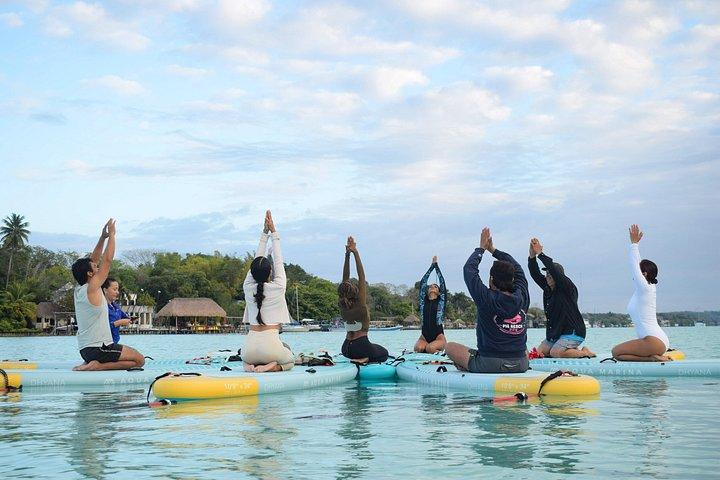 Bacalar Sunrise SUP Yoga Connect with Nature