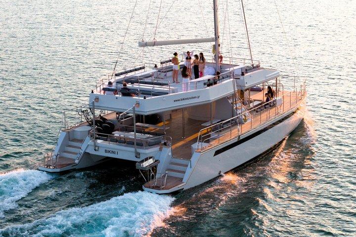 Croisière au coucher du soleil : Baies de Paroikia et Antiparos