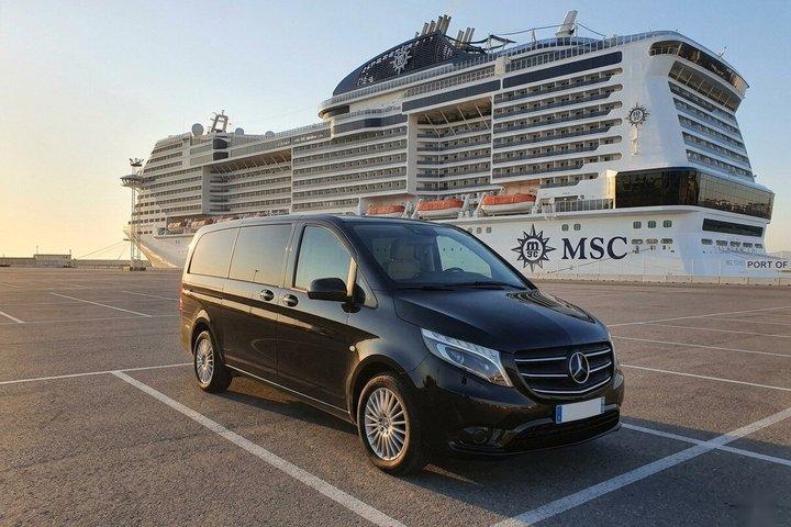 Privater Transfer im Kleinbus vom Kreuzfahrtschiff nach Aix-en-Provence