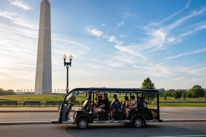 DC : Visita guiada diurna de monumentos y monumentos en grupo pequeño en E-Cart