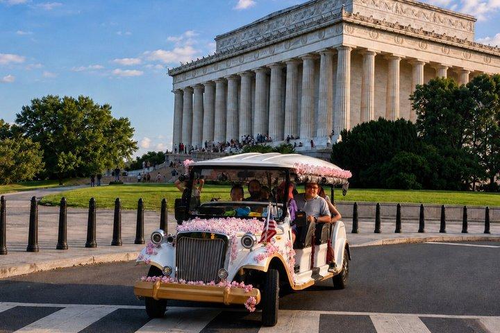 DC : Visita guiada diurna de monumentos y monumentos en grupo pequeño en E-Cart