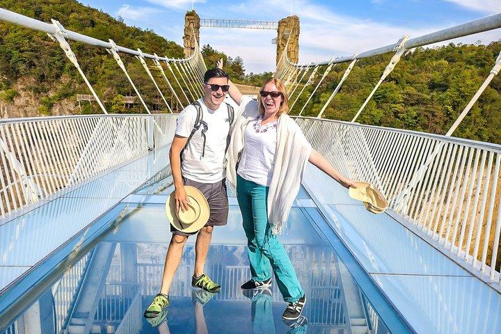 1 - Excursions d'une journée en mini-groupe et en privé à Glass Bridge et au mont Tianmen