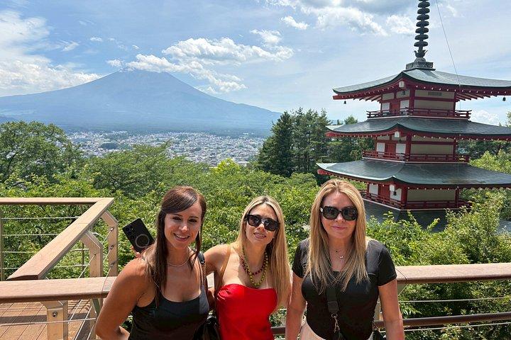 Visite guidée de la pagode Chureito-Arakurayama et du jardin aux herbes