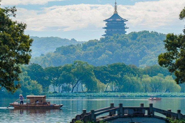 Excursão de dia em Hangzhou/DEP a partir de Shanghai West Lake e Lingyin Temple