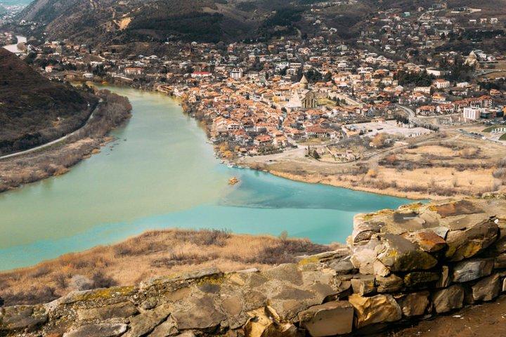 Excursion d'une journée en Géorgie à Jvari, Mtskheta, Gori et Uplistsikhe