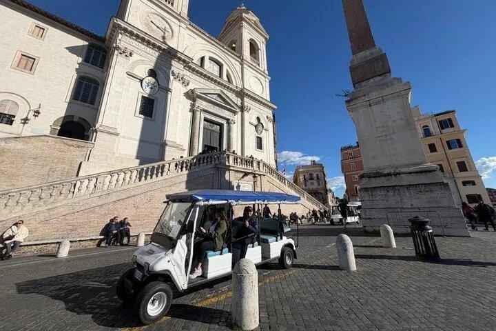 ローマハイライトリラックスゴルフカートツアー