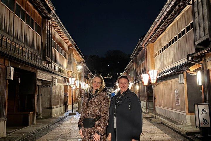 Kanazawa Night Walking Tour Distritos de Samurais e Geisha