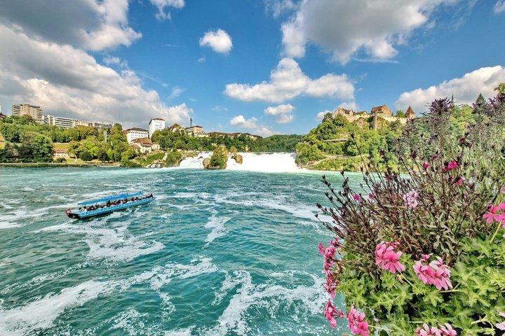 Udforsk Rhine Falls og City med Open Top Bus fra Zürich