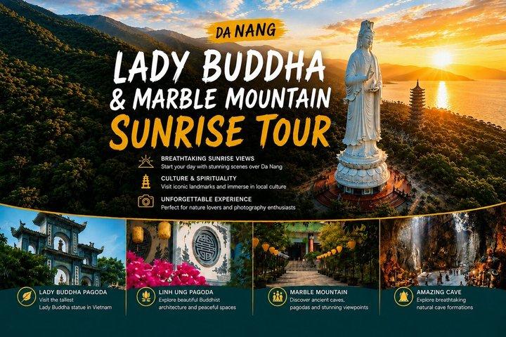 Hoteller i nærheden af Da Nang: Lady Buddha & Marble Mountains Sunrise Tour