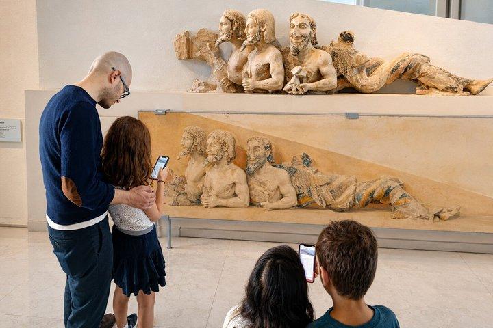 Tour guidato per famiglie e gioco interattivo del Museo dell'Acropoli