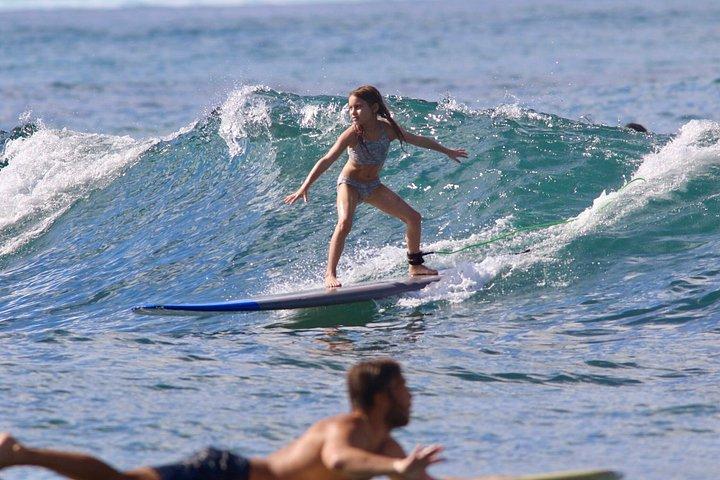 オアフ島ノースショアでのプライベートサーフレッスン