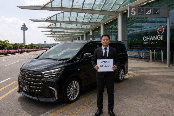 Transfert privé depuis ou vers le centre-ville de Singapour Changi Airport