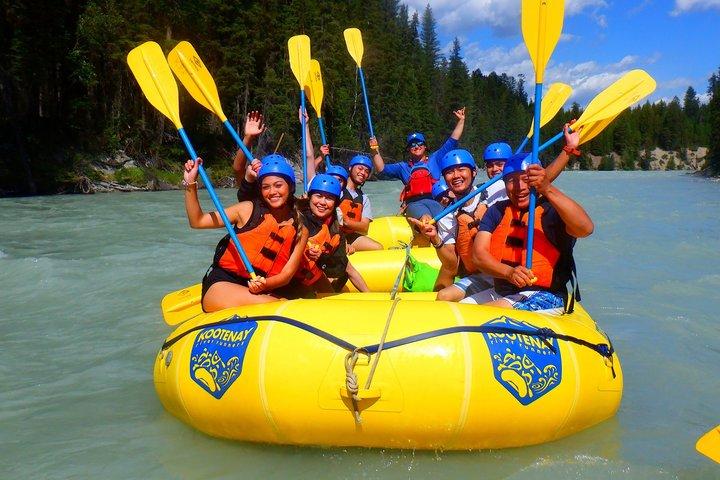 Rafting in acque bianche sul fiume Kootenay - Mezza giornata