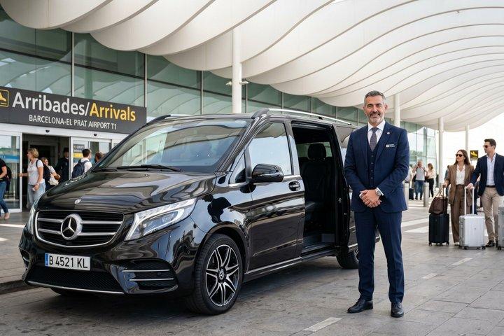 Barcelona : Privat transfer från BCN flygplats till/från centrum